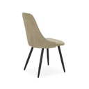 CHAISE MANI VERT/PIEDS NOIR 4P/C