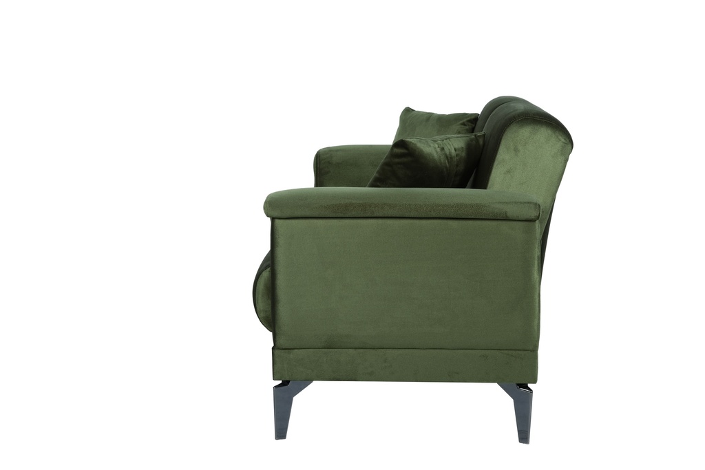 TILA CANAPE CONVERTILBE 2 PLACES SAGE VERT L:178 / W:86/ H:84