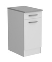 EKO BLANC MEUBLE BAS B40 1TIROIR+1PORTE L.40 H.86 P.60 cm